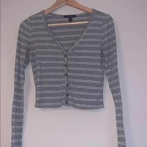 Forever 21 Long Sleeve Crop Top